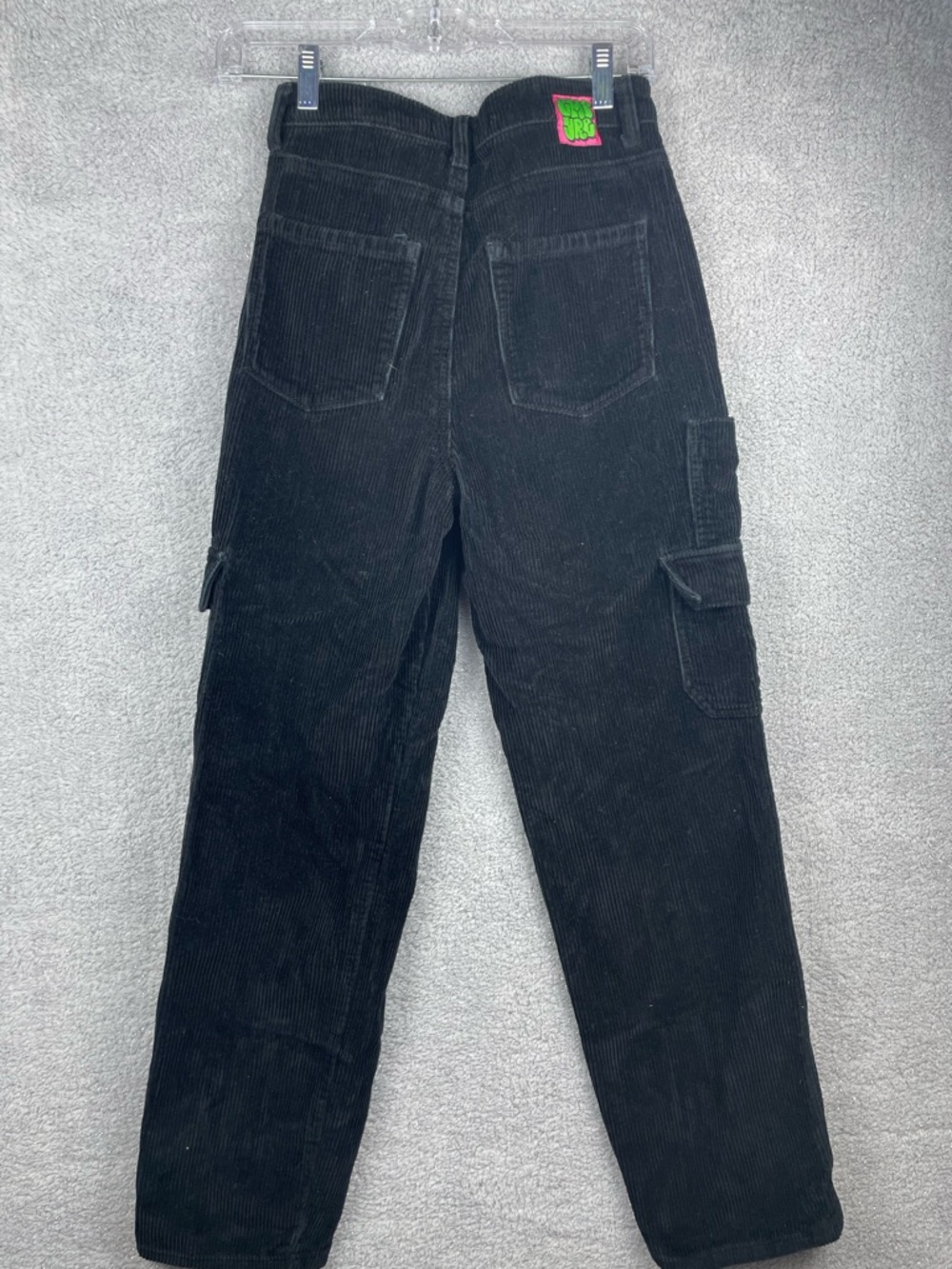 Empyre Black Corduroy Cargo Pants
